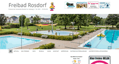 Desktop Screenshot of freibad-rosdorf.de